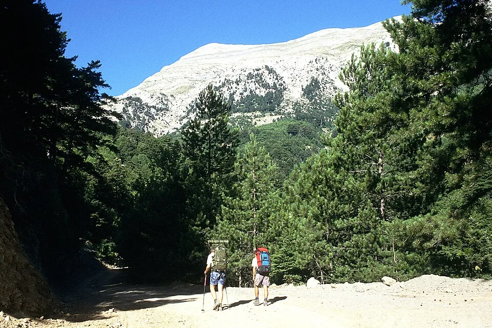 Pathway to Taygetos Peak